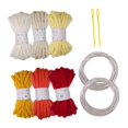 thumbnail image 3 of HILABEE 6 Pieces Knitted Yarn Handcrafting 5M Colorful Cushion Home Decor Craft Yarn E, 3 of 9