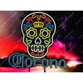 thumbnail image 4 of Queen Sense 24"x24" Coronas Haunted Skull Skeleton LED Sign Light Neon Signs With Dimmer Party Home Wall Decor Lights W124CHS-XLED, 4 of 4