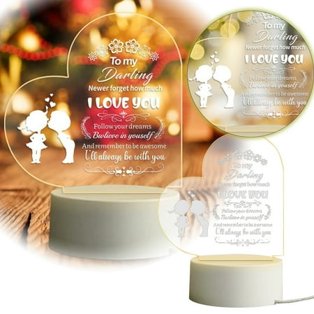 

3D Night Light With Acrylic Design Great Option