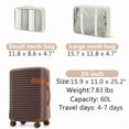 thumbnail image 2 of Hardshell Luggage Set with TSA Lock, 360 °   Spinner Wheels, Lightweight Durable Travel Suitcases for Women/Men Carry-On & Check-In, 2 of 10