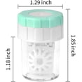 thumbnail image 2 of 5 Pieces Manually Contact Lens Cleaner Washer Plastic Lens Case Cleaning Container,Black, Blue, Pink, Orange, Green by Casewin, 2 of 6