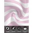 thumbnail image 7 of Pink Stripe Cloth Napkins Set of 8 Reusable Dinner Napkins, Modern Simple Geometric White Striped Cocktail Napkin Washable Table Napkins for Wedding/Holiday Party/Baby Shower 20"x20", 7 of 7