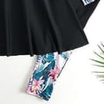thumbnail image 4 of mgoYE Girl Swimsuit Size 10-12 Bikini Girls Rash Guard Swimsuit Half-Zip Long Sleeve Modest Bathing Suit with Chest Padding 2Pcs Teen Girl Swimwear UPF 50+(Black,13-14 Years), 4 of 6