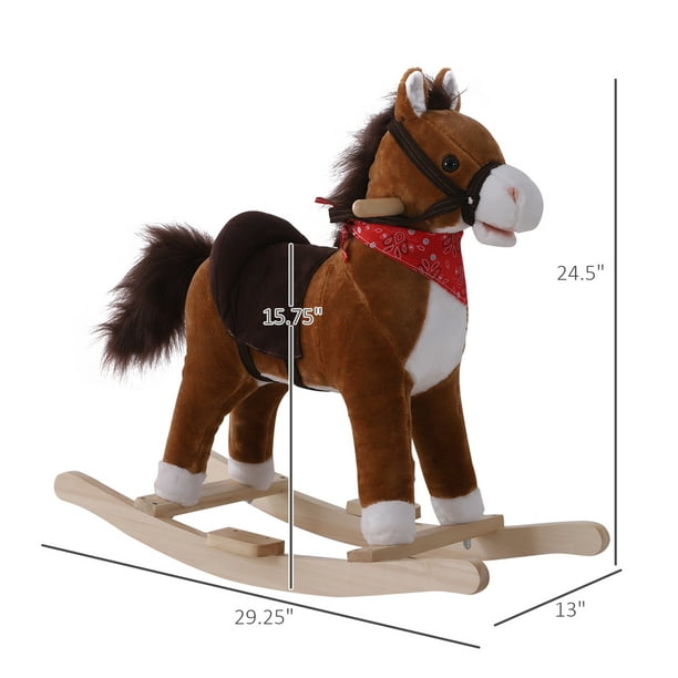 Soldes jouets à bascule : -46% sur le cheval à bascule Hucoco