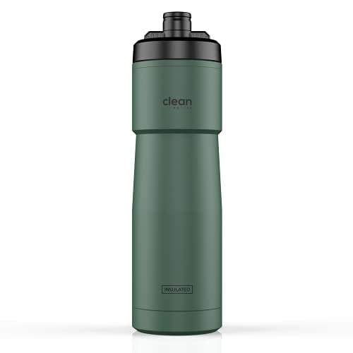 Clean Bottle, Sport 23 Insulated Bike Water Bottle with Easy Clean