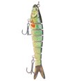 thumbnail image 1 of Señuelo de pesca Artificial de múltiples secciones, 10cm, cebo, aparejos de pesca de mar, Wobblers que se hunden con gancho10 #, 1 of 5