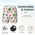 thumbnail image 5 of Fotbe Hand Drawn Watermelon Men’s Swim Trunks Quick Dry Swim Shorts Board Shorts with Mesh Lining-Medium, 5 of 9