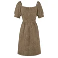 thumbnail image 6 of Jute Textured Burlap Background Sleeveless Dress women's summer dress 2024, 6 of 7
