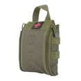 thumbnail image 2 of Bolsa de viaje portátil para exteriores, bolsa de supervivencia de emergencia, bolsa médica de rescate (verde militar), 2 of 11