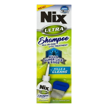 NIX UltraShampoo All-in-One Lice Treatment-4floz