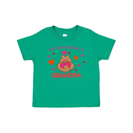

Inktastic Heart Belongs to Grandpa Gift Baby Girl T-Shirt