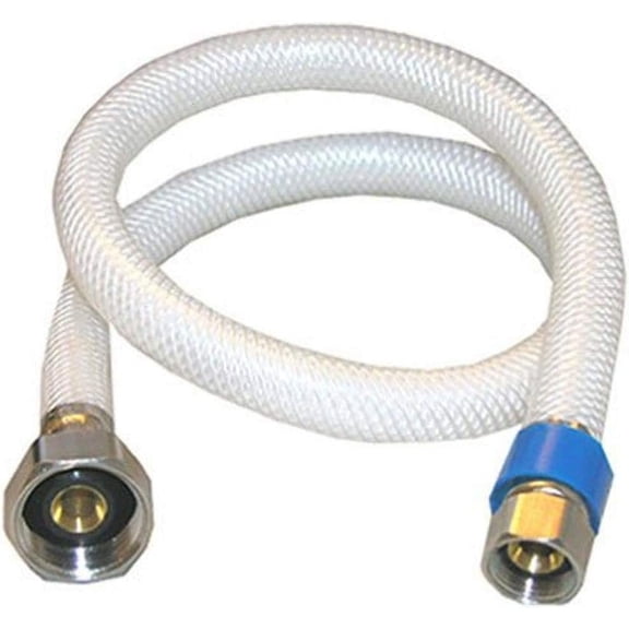 LASCO 10-2137 Vinyl 3/8-Inch Female Compression by 1/2-Inch Female Iron Pipe by 36-Inch Flex Braided Water Supply