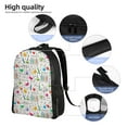 thumbnail image 5 of Gaeub Chemical Flasks And Test Tubes Print Unisex Backpacks, College Bookbag,Daypack with Padded 15" Laptop Sleeve,for School, Work, and Travel, 5 of 8