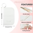 thumbnail image 3 of Unique Bargains Makeup Brush Bag Waterproof Stand-Up Makeup Brush Organizer Travel-Friendly Design White, 3 of 7
