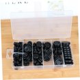 thumbnail image 3 of WHAMVOX 170 Pcs Bouchons à Vis Noirs Décoratifs Ronds pour Bricoleur, 3 of 8
