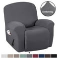 thumbnail image 6 of PrimeBeau Recliner Slipcover Fabric, Charcoal Gray, 6 of 7