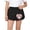 Black-A, variant on Virmaxy Kitty Print Elastic Waist Cotton Dolphin Shorts for Girls Loose Casual Summer Outerwear Breathable Playwear for Daily Activities, for 3-12Y