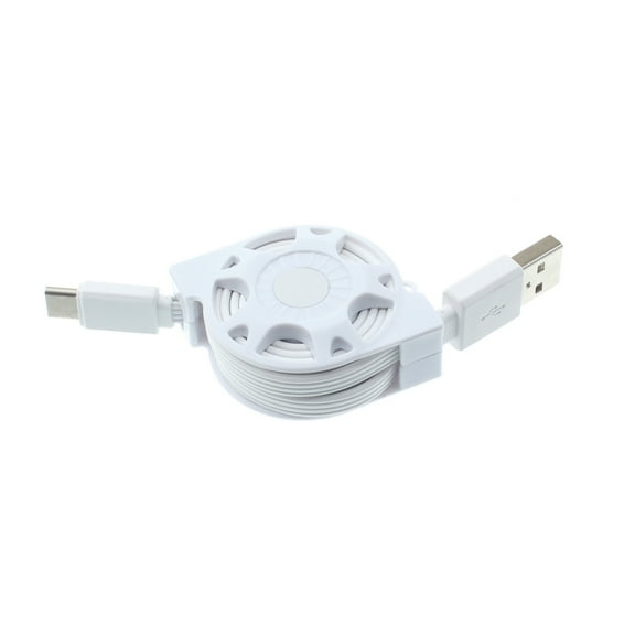 Retractable USB Cable for Galaxy S21 FE 5G - Type-C Charger Power Cord USB-C Wire Compatible With Samsung Galaxy S21 FE 5G
