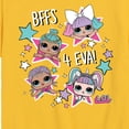 thumbnail image 3 of LOL Surprise! - LOL Bffs 4 Eva - Toddler And Youth Short Sleeve Graphic T-Shirt, 3 of 5