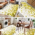 thumbnail image 5 of Ombre Yellow Polka Dot Area Rugs 2.7'x5', Washable Small Throw Rugs for Kitchen Bedroom, Abstract Watercolor Geometric Indoor Outdoor Rug Non-Slip Low Pile Carpet Runner Reversible Floor Mats, 5 of 8