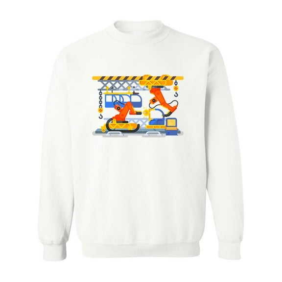 Automation Equipment. Sweatshirt Men -Image by Shutterstock, Male Large