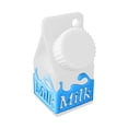 thumbnail image 1 of Milk Carton Pill Holder Mini Milk Carton Keychain Pill Storage Bottle for Lactose Intolerant Backpack Purse Handbag, 1 of 8