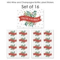 thumbnail image 6 of Big Dot of Happiness Feliz Navidad - Mini Wine and Champagne Bottle Label Stickers - Spanish Christmas Party Favor Gift for Women and Men - Set of 16, 6 of 7