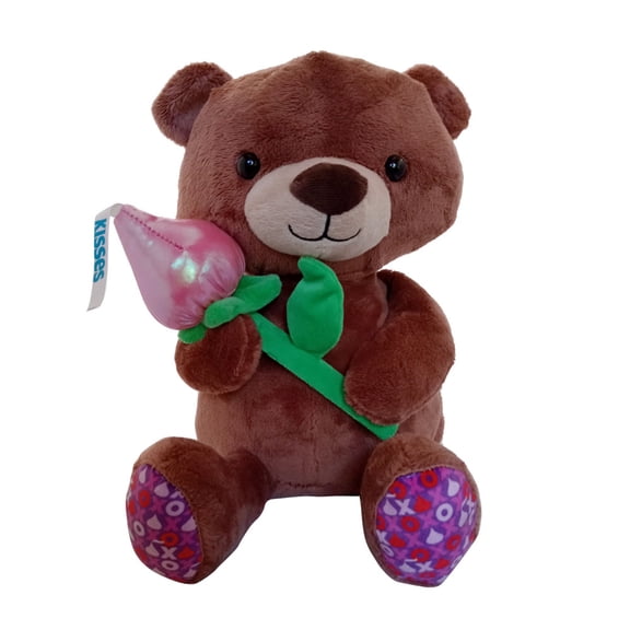 Hershey's Kisses Valentine's Day Stuffed Animal Bear Plush 12 inch