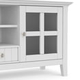 thumbnail image 4 of Simpli Home Acadian 60 inch Wide Solid Wood Transitional TV Stand in White For TVs up to 65 inches, 4 of 13