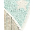 thumbnail image 5 of Unique Loom Whimsy Kids Collection Area Rug - Stars (3' 3" Round Clear Blue/Ivory), 5 of 9