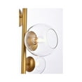 thumbnail image 4 of Wells 18 inch pendant in brass with clear shade, 4 of 9