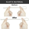 thumbnail image 2 of Endoto Shoelaces for Hey Dude Elastic Strings Replacement Laces Shoes(Color:Cream,Size:17Inch), 2 of 5
