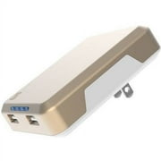 Scosche PBH152GD 2-Port Wall Charger/Portable Battery