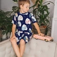 thumbnail image 4 of Balery Mom And Baby Owls Conjunto de Pijama Infantil de Manga Corta con Estampado – Ropa de Dormir de Algodón Suave-Medium, 4 of 6