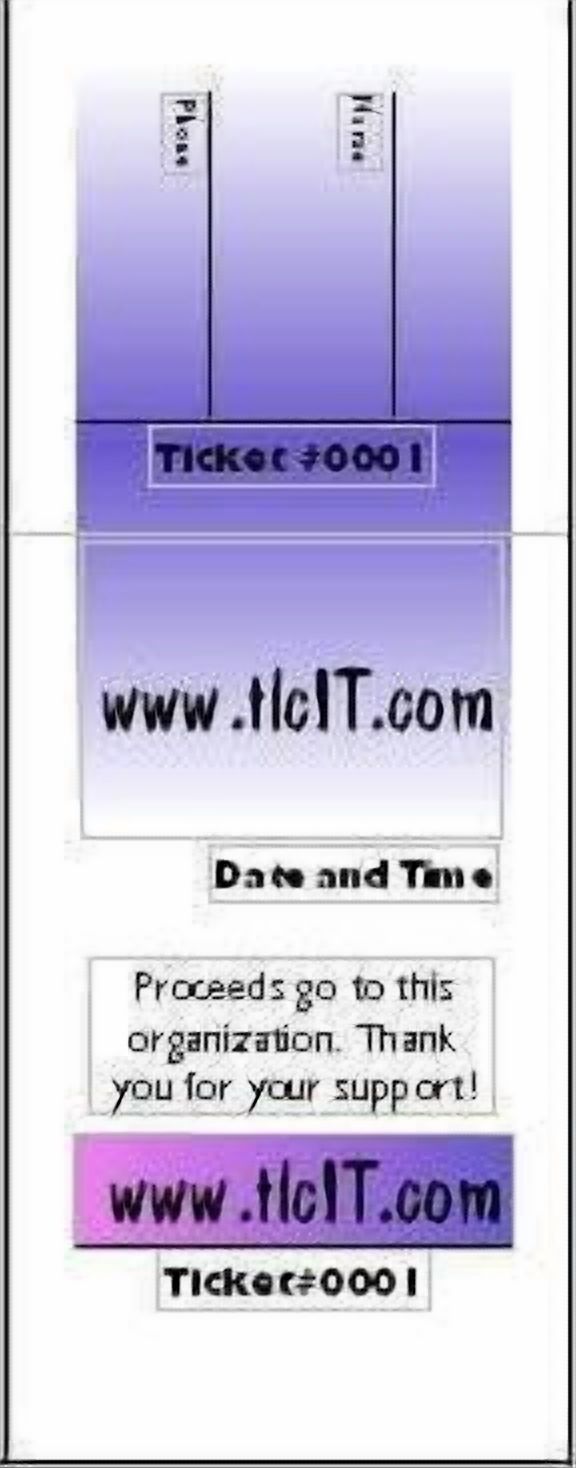 800 Tickets, Compulabel 411210 Refill for Raffle Ticket System