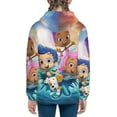 thumbnail image 4 of Boys Girls BUBBLE GUPPIES Hoodie 3D Print Pullover Hooded Long Sleeve Sweatshirts Tops Blouse with Pocket Medium, 4 of 8