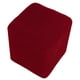 thumbnail image 5 of Funda elástica rectangular para reposapiés otomano, funda protectora de licra alta 04Vino tinto, 5 of 6