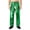 Green, variant on ZVNAΖH Mens Shiny Pants Metallic Trousers Loose Fit Straight Leg Elastic Waist for Halloween Party Disco
