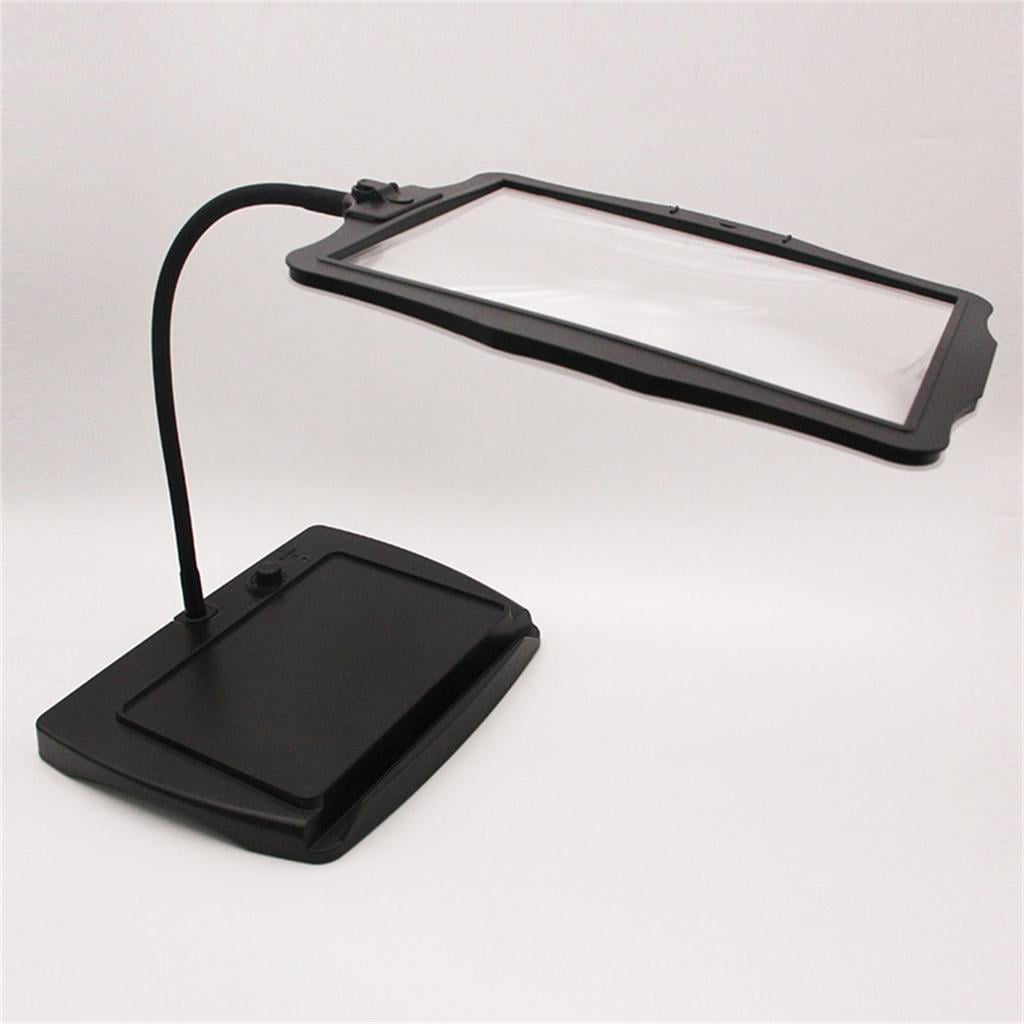 Magnifying Glass with 48 LED light USB power Multipurpose Magnifier for Jewelry Appraisal Handicrafts