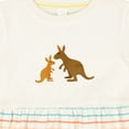 thumbnail image 4 of Inktastic Kangaroo Family Girls Baby Dress, 4 of 5