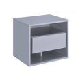 thumbnail image 1 of Design Urbain 4702648 Table de Chevet Cestino&44; Gris, 1 of 1