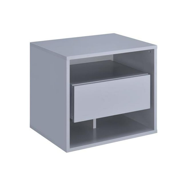 Design Urbain 4702648 Table de Chevet Cestino&44; Gris