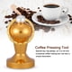 thumbnail image 3 of Prensa de café, herramienta de prensado de café de base plana de acero inoxidable de 28 mm de diámetro elaborada con cuidado, 3 of 10