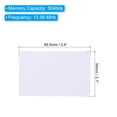 thumbnail image 2 of Uxcell NFC Cards NTAG215 504 Bytes 3"x2" Blank Card Tag White 10 Pack, 2 of 5