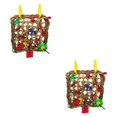 thumbnail image 1 of ziyahi Parrot Chewing Toy Interactive Foraging Wall Toy for Pet Birds Durable and Stimulating Style A 2Set, 1 of 6