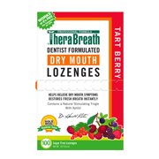 TheraBreath Dry Mouth Lozenges DHF10 with ZINC, Tart Berry Flavor, 100 Lozenges