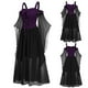 thumbnail image 2 of Vestidos para mujer Vestidos casuales Womne Tallas grandes Hombro frío Manga de mariposa Vestido de fiesta con cordones Odeerbi  ODB-5, 2 of 6