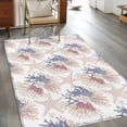 thumbnail image 4 of Rectangle Area Rug 4x6ft,Summer Sea Starfish Coral Washable Carpet Non-Slip Runner Accent Rugs Indoor Floor Mat for Bedroom Living Room Decor,Abstract Marine Life, 4 of 9