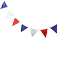 thumbnail image 2 of 12 Banderas Banderín Boda/decoración Fiesta Cumpleaños Blanco Rojo Azul, 2 of 8
