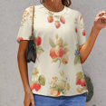 thumbnail image 6 of Various Fruits Women's T-Shirt Short Sleeve T Shirts Tops Tee Ladies Loose T, 6 of 6